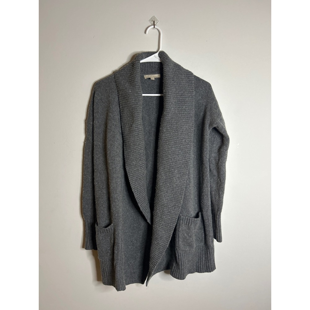 Banana Republic Gray Shawl Collar Cardigan Women Large